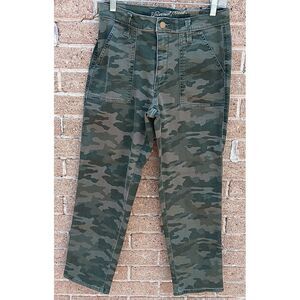Universal Thread Camo High Waist Straight‎ Leg Pant  Womens Sz 4/27